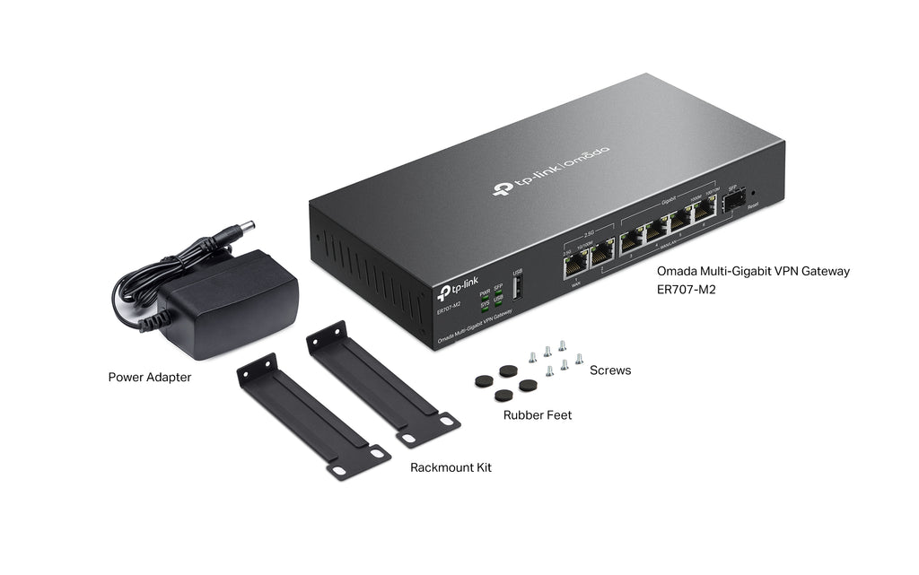 TP-Link Omada ER707-M2 - VPN router - Multi-WAN - 2.5G