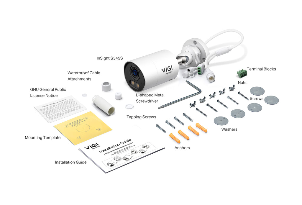 VIGI - 4MP ColorPro 2.0 Bullet Netwerkcamera, Outdoor - InSight S345S (4mm)