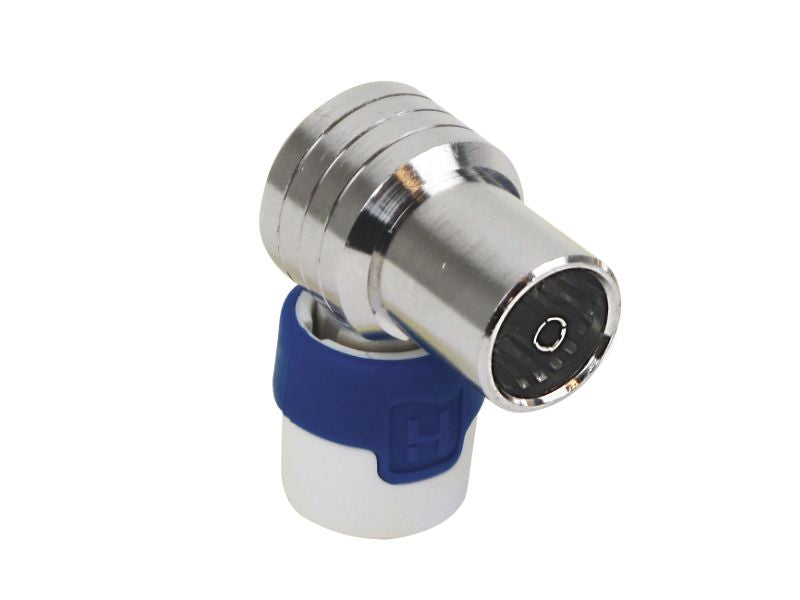 Coaxconnector KOKWI 5-A IEC-female Haaks - Hirschmann