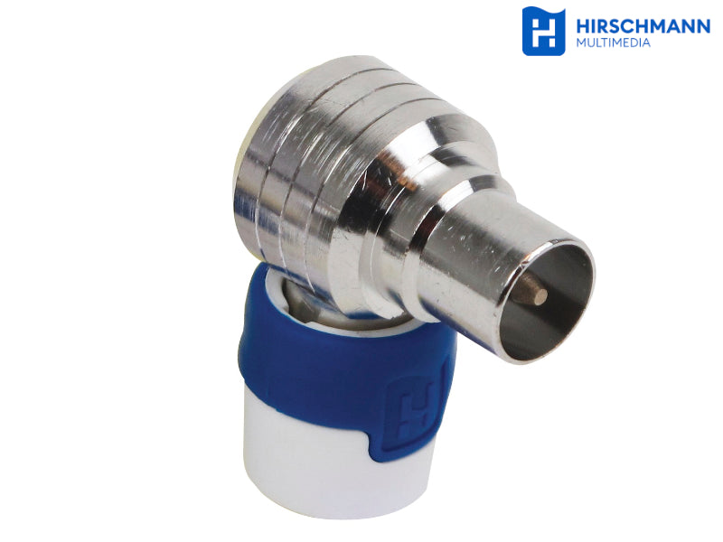 Coaxconnector KOSWI 5-A IEC-male Haaks - Hirschmann