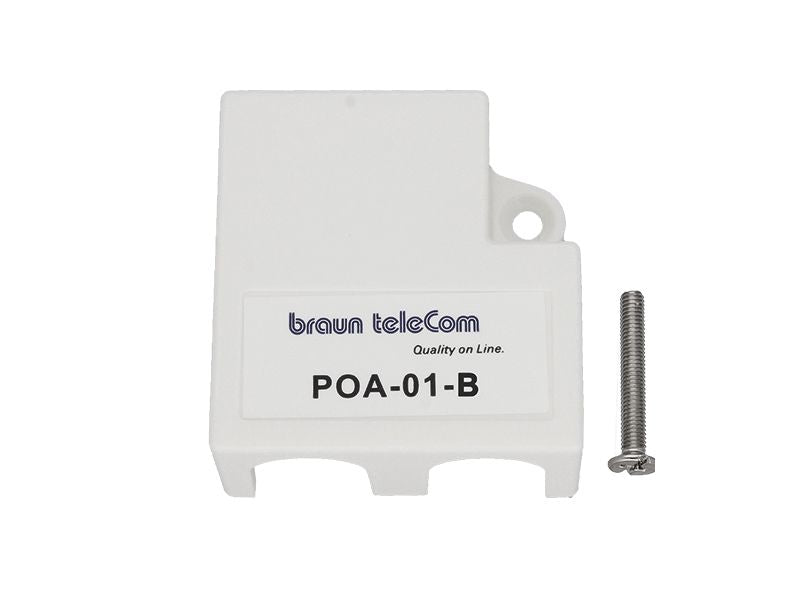 Coaxverdeler 2-weg IEC male, geschikt voor interactieve TV (POA-01-B) - Braun Telecom