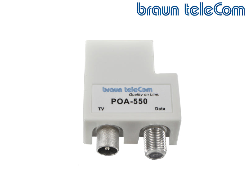 BTV 2 GHz TV/data opdrukverdeler (POA-550)-A - Braun Telecom