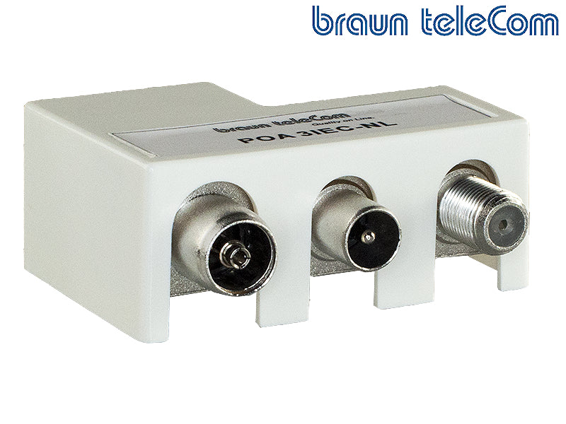 BTV 2 GHz TV/R/data opdrukverdeler (POA 3 IEC-NL) - Braun Telecom