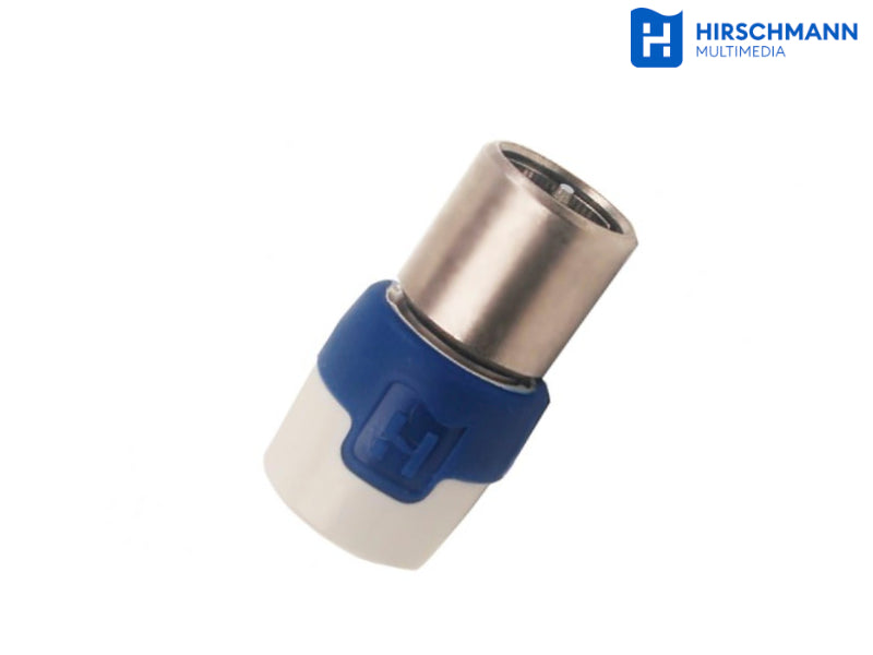 Coaxconnector QFC 5-A F-male, push-on, recht - Hirschmann