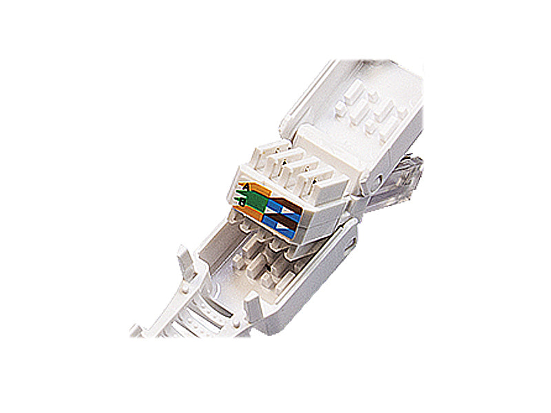 CAT 6A RJ45 "snap-on" connector, 2 stuks, shopverpakking - Technetix