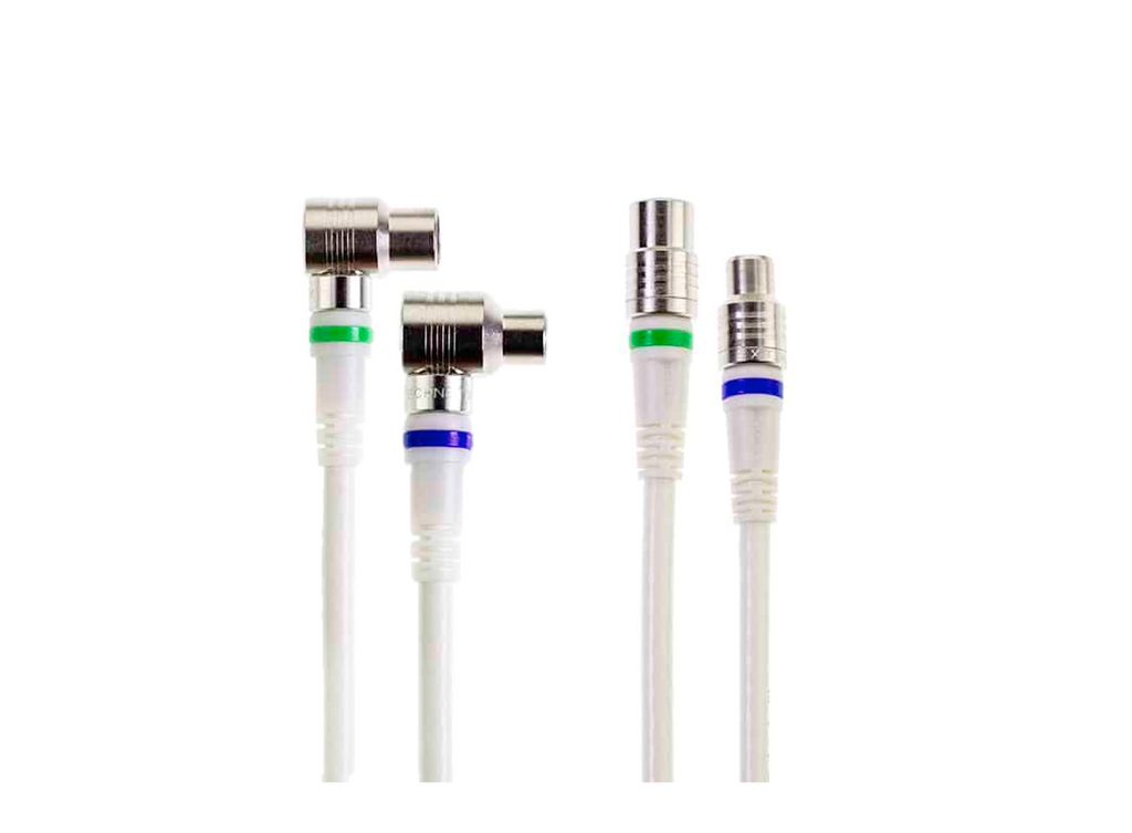 Aansluitkabel Coax - IEC-male/female haaks - Technetix