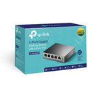 TP-Link TL-SG1005P - switch - 5-poorts - Gigabit - POE+ - 4x PoE - 56W