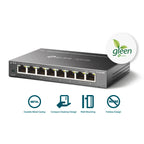 TP-Link TL-SG108E - switch - 8-poorts - Gigabit - Easy Smart - POE+