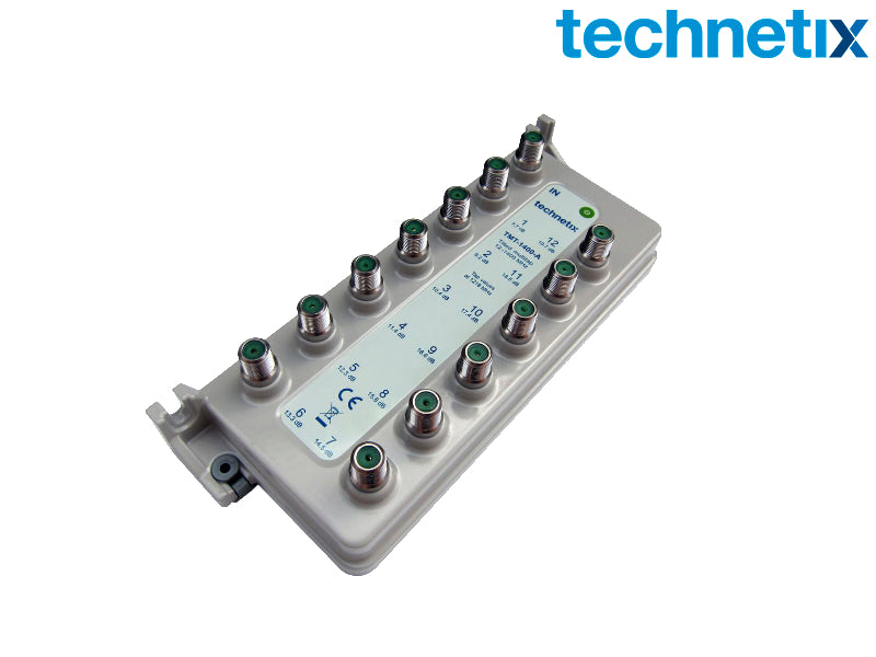 Scheve multitap, 12 voudig, 1,4 GHz (TMT-1400-A) - Technetix