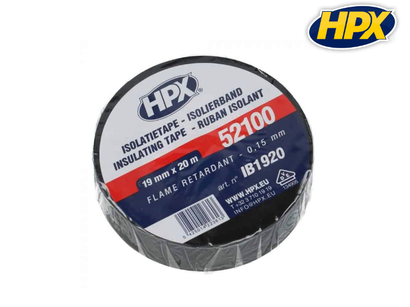 Isolatieband 20x19mm, zwart (HPX 52100)