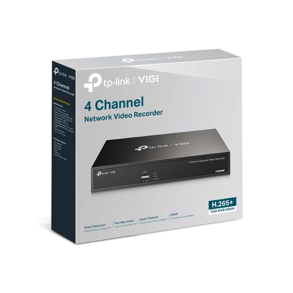 VIGI 1 serie NVR, 1 Harde schijf, 4 kanalen input - NVR1004H