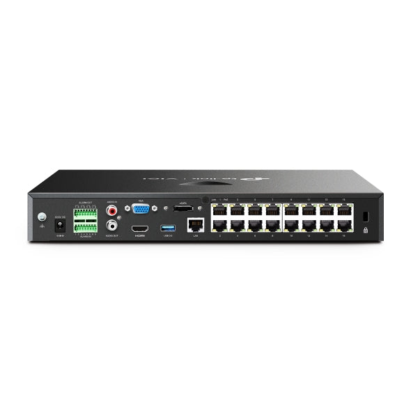 VIGI 2 serie NVR, 2 Harde schijf, 16 kanalen input, 16x PoE - NVR2016H-16P