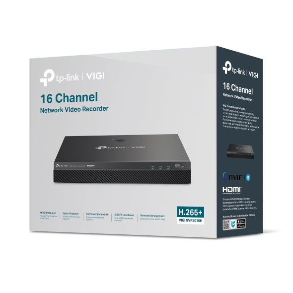 VIGI 2 serie NVR, 2 Harde schijf, 16 kanalen input - NVR2016H