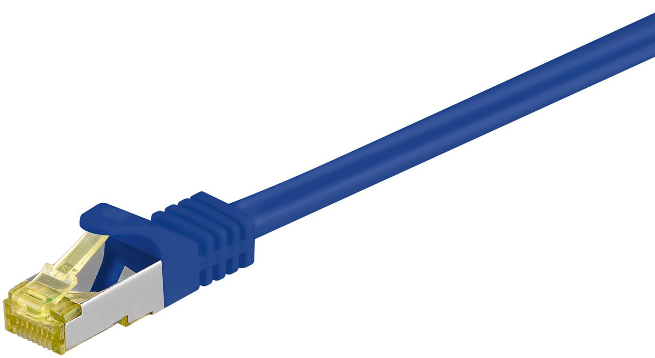RJ45 (CAT 6A, 500MHz) netwerkkabel met CAT 7 SFTP raw kabel