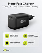 Snellader Nano USB-C™ PD GaN (65 W)