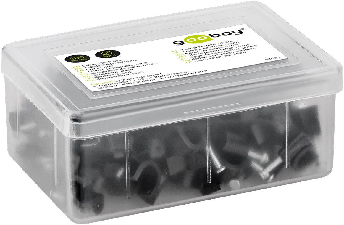 Kabelklemmen, 100 stuks