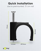 Kabelklemmen, 100 stuks