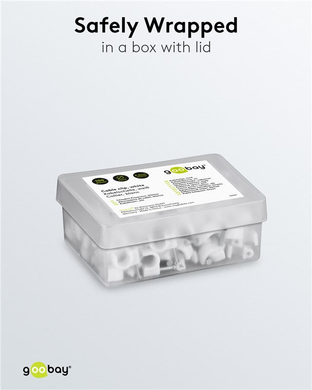 Kabelklemmen, 100 stuks