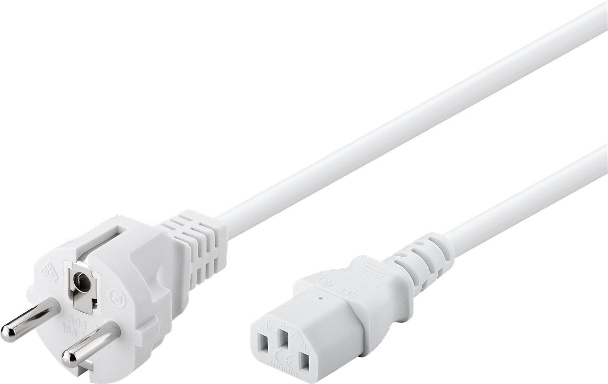 Goobay Stroomkabel IEC | Wit