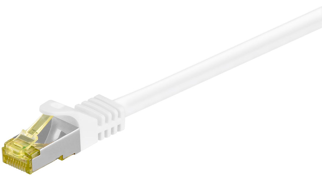 RJ45 (CAT 6A, 500MHz) netwerkkabel met CAT 7 SFTP raw kabel
