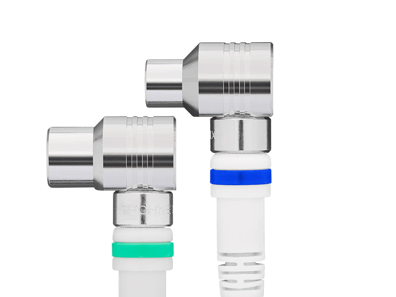 Aansluitkabel Coax - IEC-male/female haaks - Technetix
