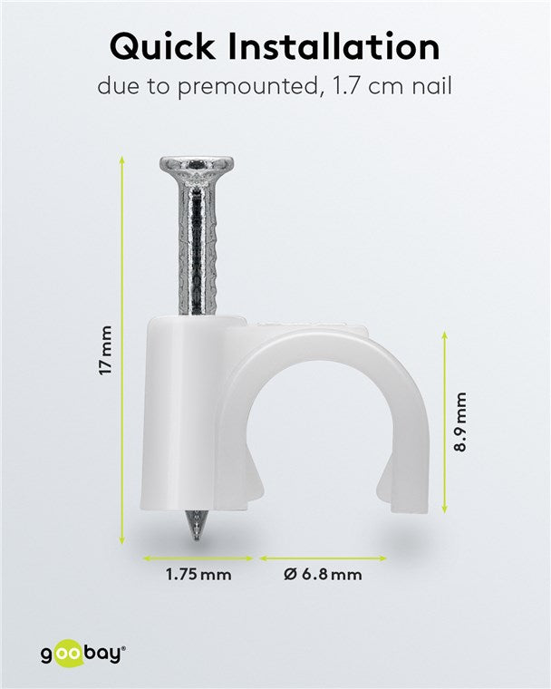 Kabelklemmen, 100 stuks