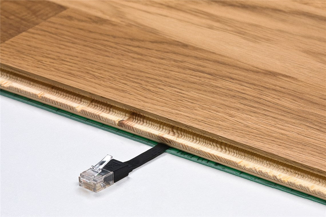 Platte CAT 6A netwerkkabel, U/UTP