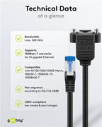CAT 6A verlengkabel, S/FTP (PiMF), CU - Goobay
