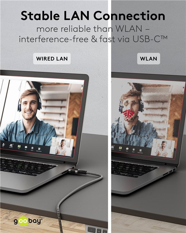 USB-C 3.1 naar RJ45 Ethernet-kabel