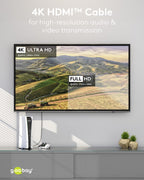 High Speed HDMI-kabel met Ethernet, 4K/60 Hz