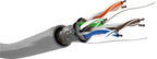 CAT 5e Netwerkkabel, F/UTP, 100 m, grijs, CCA, AWG 26/7