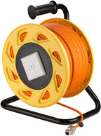 CAT 7A mobiele RJ45-netwerkkabelhaspel, oranje - Goobay