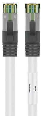 RJ45 (CAT 6A, 500 MHz) netwerkkabel met CAT 8.1 S/FTP raw kabel, OFC - Goobay