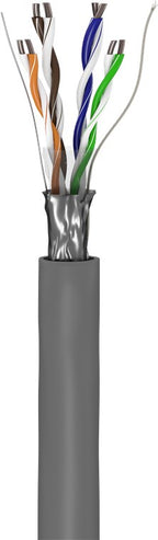 CAT 5e netwerkkabel, F/UTP, grijs, CCA, AWG 24/1 (solid)