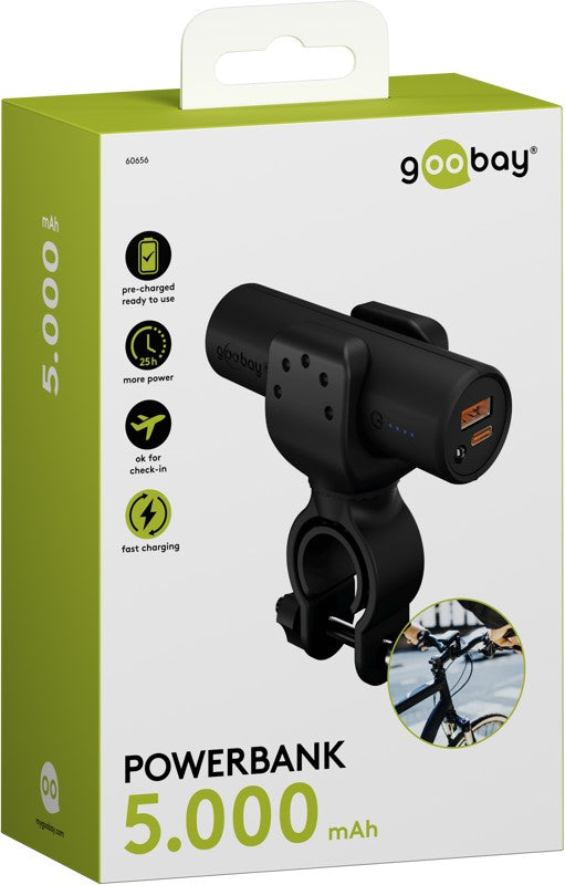 Outdoor Fiets Powerbank 5.000 mAh