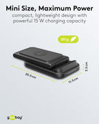 Goobay 3-in-1 Draadloze Snellader (15W)