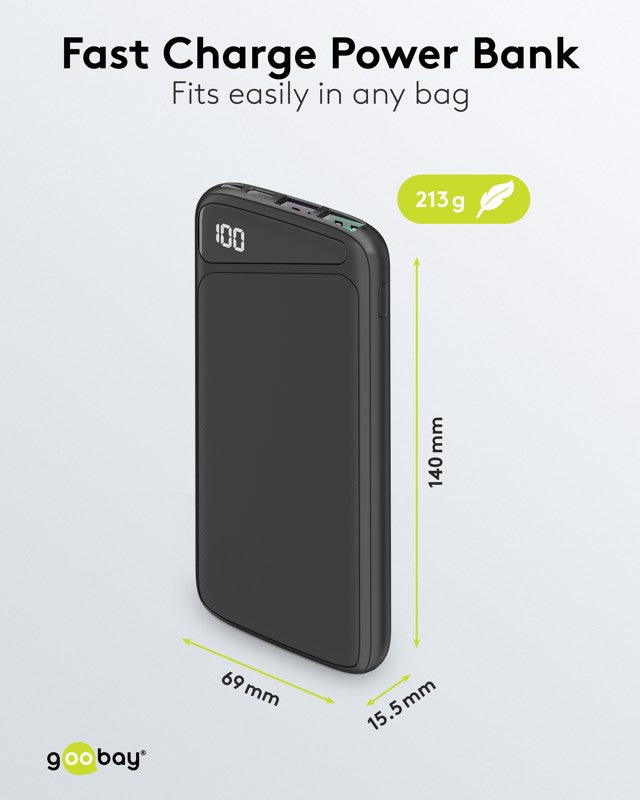 Fast Charge Powerbank 10.000 mAh met Power Delivery