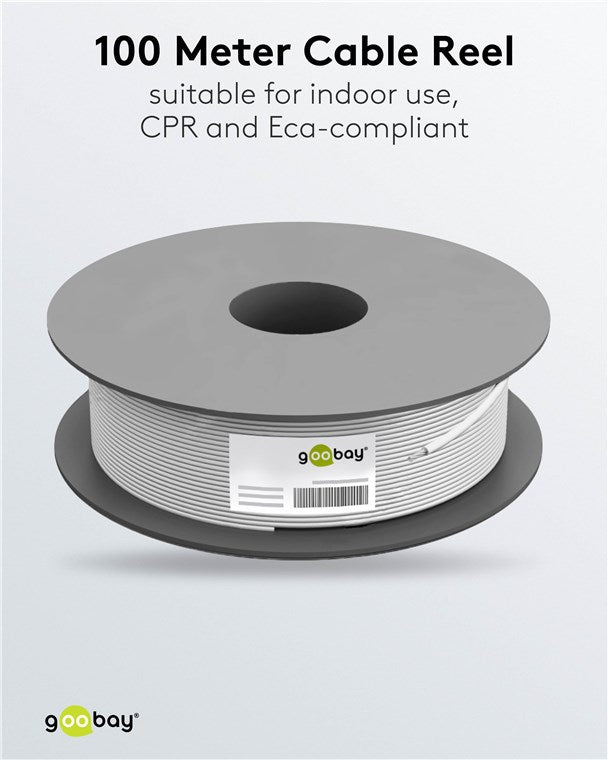 CAT 6 netwerkkabel, S/FTP (PiMF), CCA, AWG 26/7, PVC