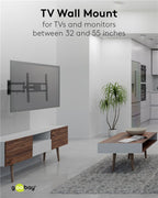 TV Muurbeugel Full Motion – Geschikt voor 32 t/m 55 inch – Zwart (M)