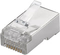 RJ45 afgeschermde stekker, CAT 6 STP (10 stuks per verp)