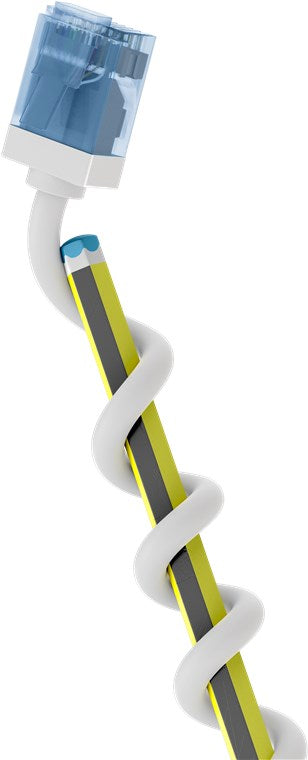 Ultraflexibele CAT 6A netwerkkabel, slim, U/UTP, CU – Goobay