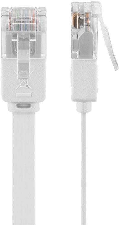 Platte CAT 6 netwerkkabel, U/UTP