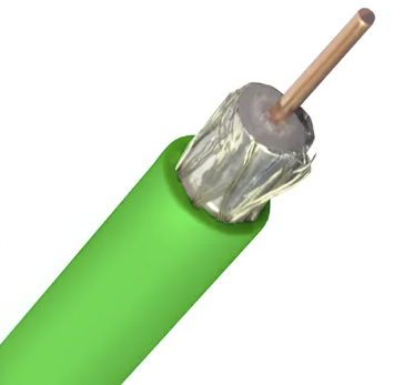 Coaxkabel COAX 9 GREEN F-114 FCL - TFC