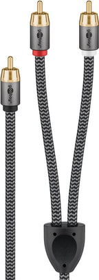 Goobay Plus Subwoofer/Stereo Kabel | RCA-Y