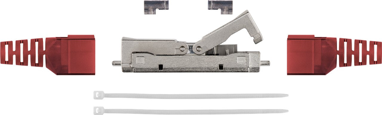 Gereedschapsloze kabelconnector "Slank" CAT 6, STP afgeschermd