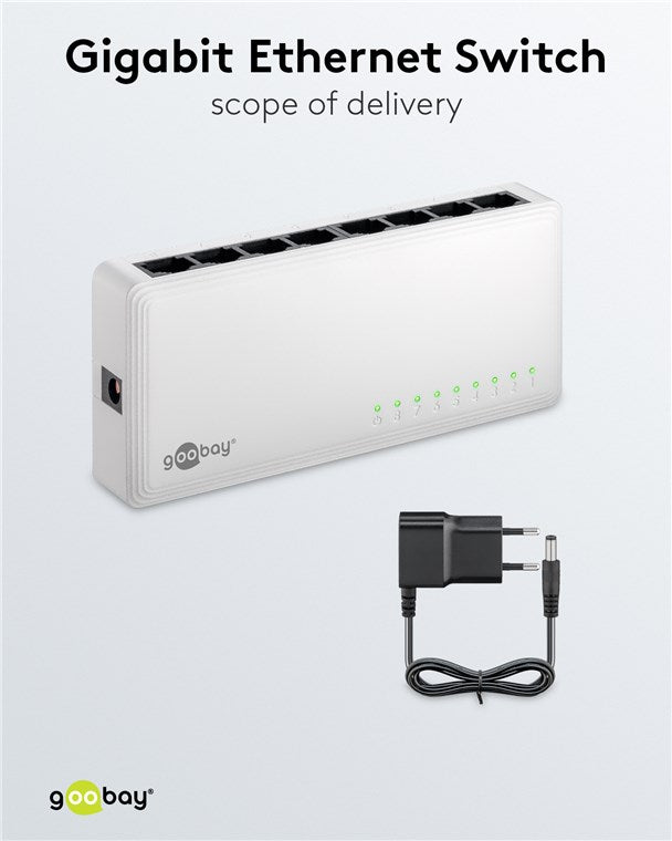 8-Poorts Gigabit Ethernet Switch