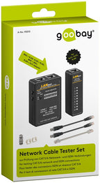 Set voor netwerkkabeltester, CAT 5, CAT 6, CAT 7 en ISDN