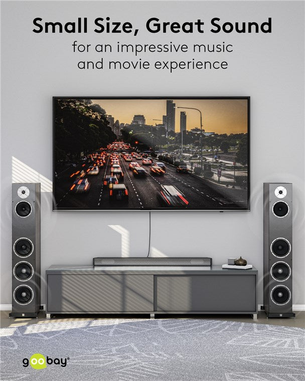 Goobay Plus Subwoofer/Stereo Kabel | RCA