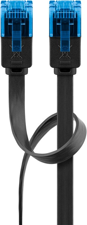 Platte CAT 6A netwerkkabel, U/UTP