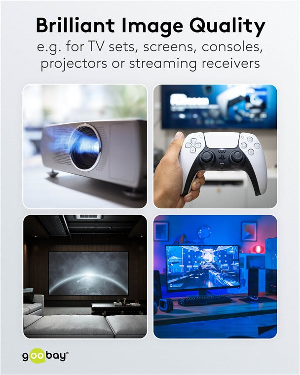 High Speed HDMI™-verlengkabel met Ethernet, 4K @ 60 Hz